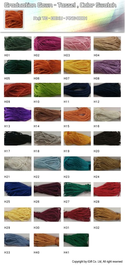 TB-BOXU 畢業帽-流蘇線卡 正面照